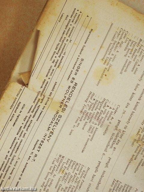 Uj Idők 1927. (nem teljes évfolyam)