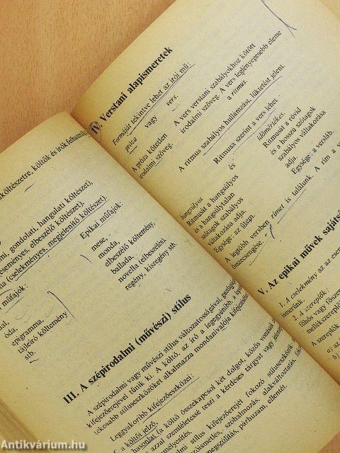 Irodalmi olvasókönyv 8.