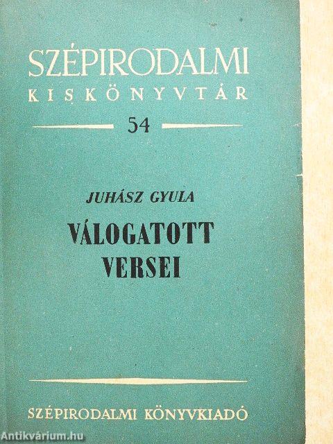 Juhász Gyula válogatott versei