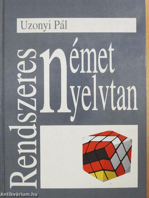 Rendszeres német nyelvtan