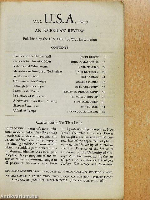 U.S.A. Volume 2 Number 9