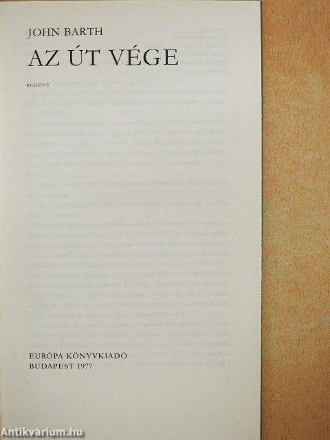 Az út vége
