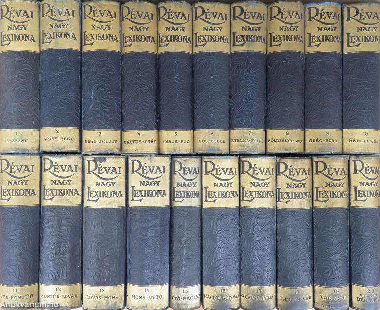 Révai nagy lexikona 1-20.