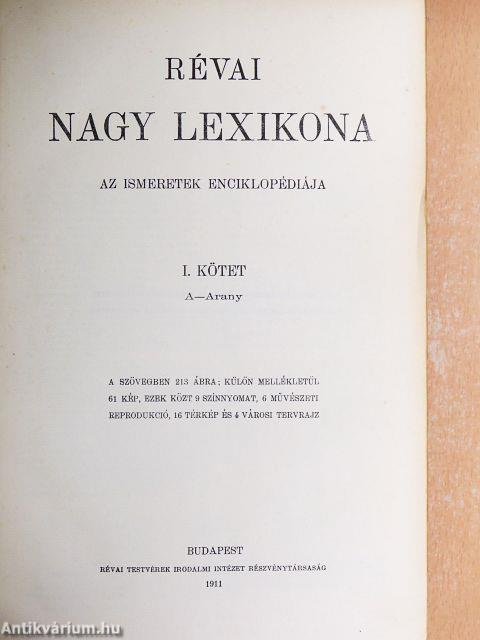 Révai nagy lexikona 1-20.