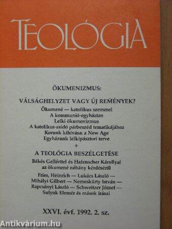 Teológia 1992. május