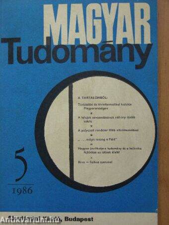 Magyar Tudomány 1986. május