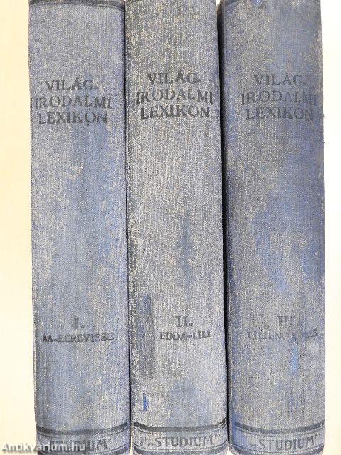 Világirodalmi Lexikon I-III.