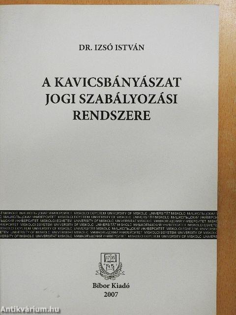 A kavicsbányászat jogi szabályozási rendszere