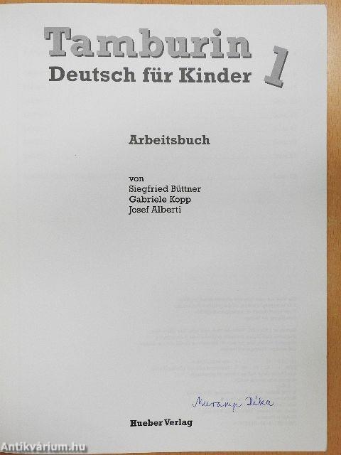 Tamburin Deutsch für Kinder Arbeitsbuch 1.