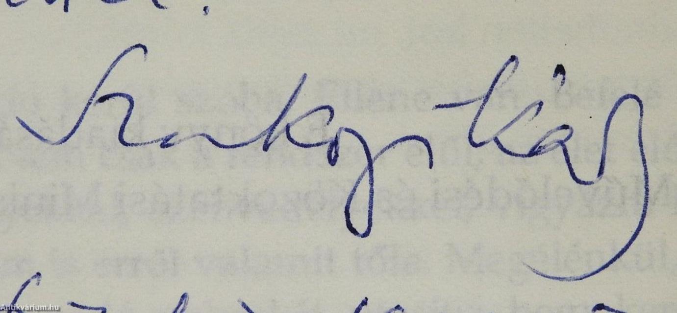 Álomirodalom (dedikált példány)