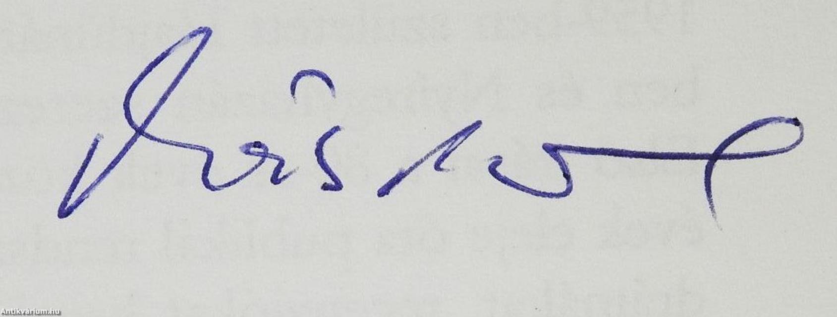 Gyalogáldozat (dedikált példány)