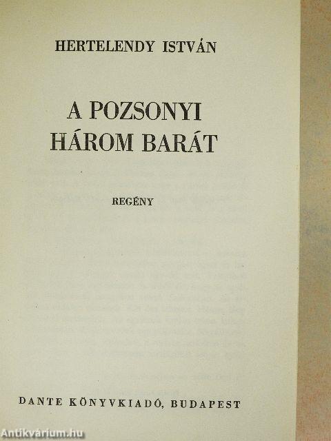 A pozsonyi három barát