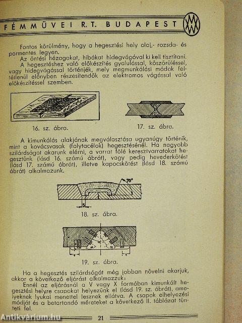 Hegesztők kézikönyve