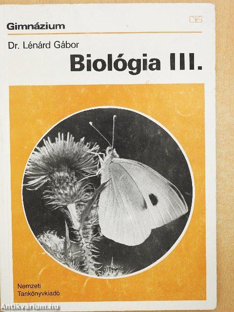 Biológia III.
