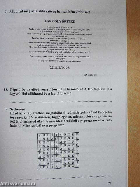 Informatika munkafüzet 7.