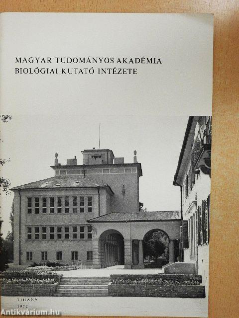 Magyar Tudományos Akadémia Biológiai Kutató Intézete