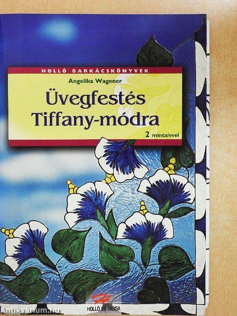 Üvegfestés Tiffany-módra