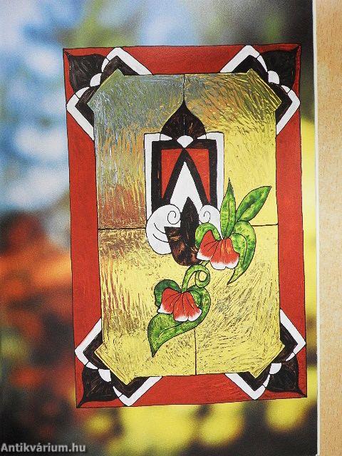 Üvegfestés Tiffany-módra