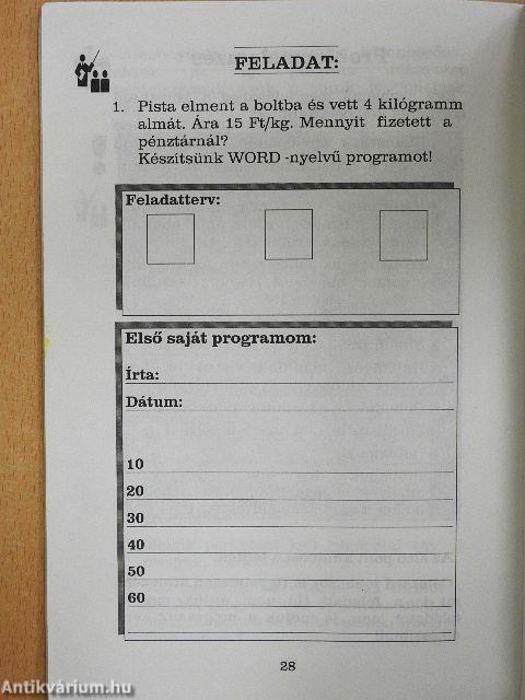 A programozás első lépései