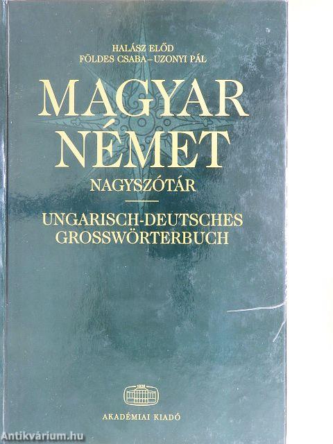 Magyar-német nagyszótár