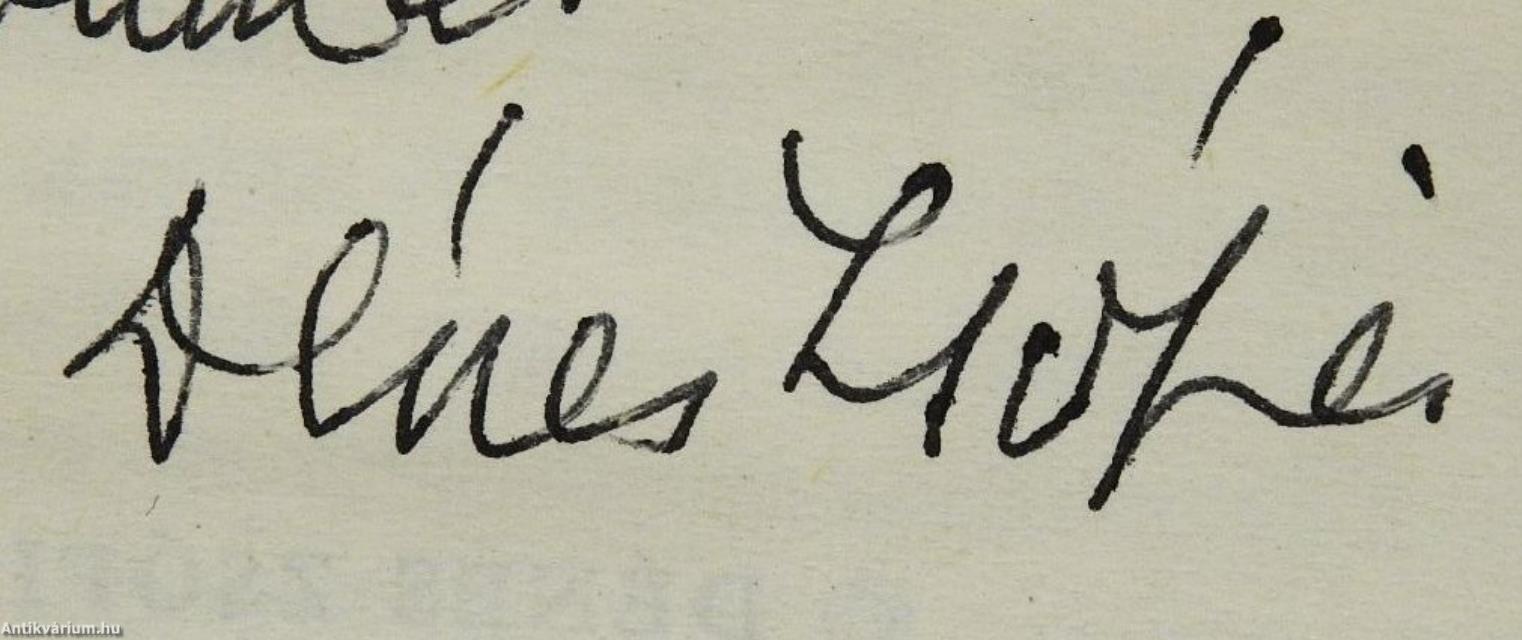 Tegnapi újművészek (dedikált példány)