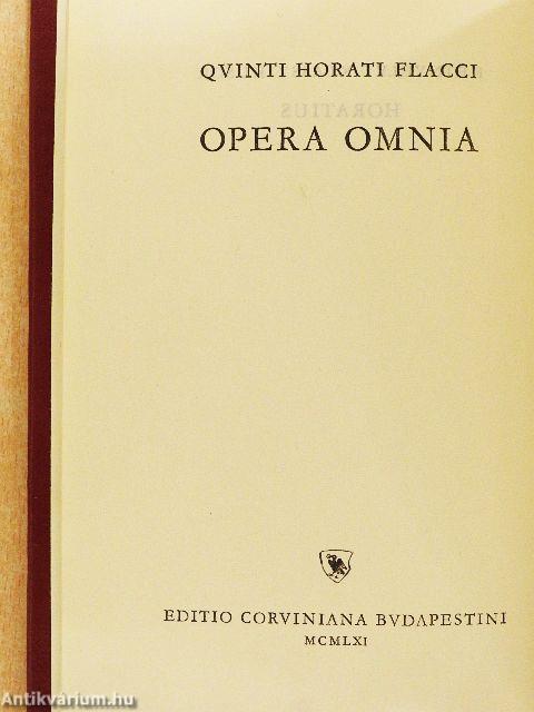 Quintus Horatius Flaccus összes versei