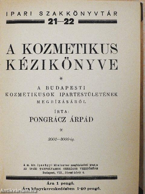 A kozmetikus kézikönyve