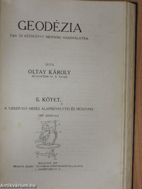 Geodézia I-II.