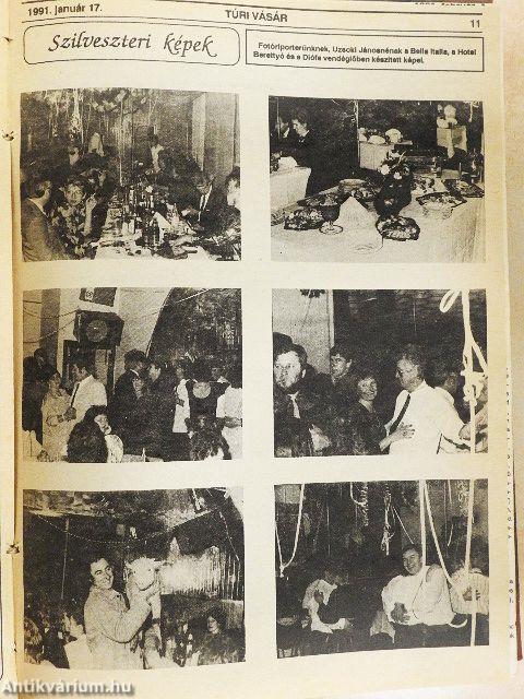 Túri vásár 1990. június-december/1991. január-december