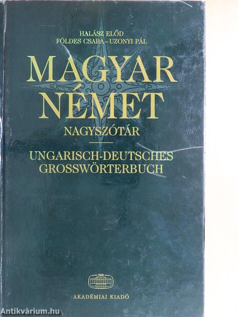 Magyar-német nagyszótár