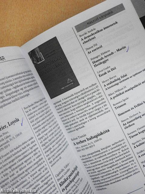 Osiris Kiadó 2001. I. félév