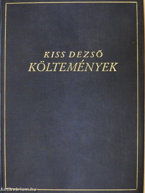 Költemények két kötetben (dedikált példány)