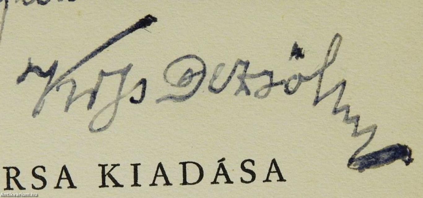 Költemények két kötetben (dedikált példány)