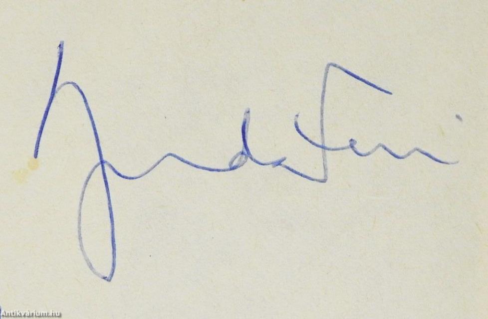 Csönd, ének, csönd... (kétszeresen dedikált példány)