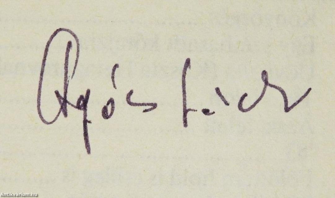 Csönd, ének, csönd... (kétszeresen dedikált példány)