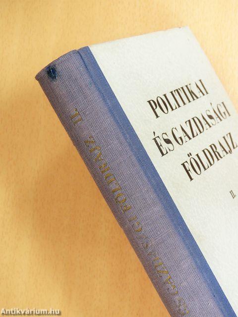 Politikai és gazdasági földrajz II.