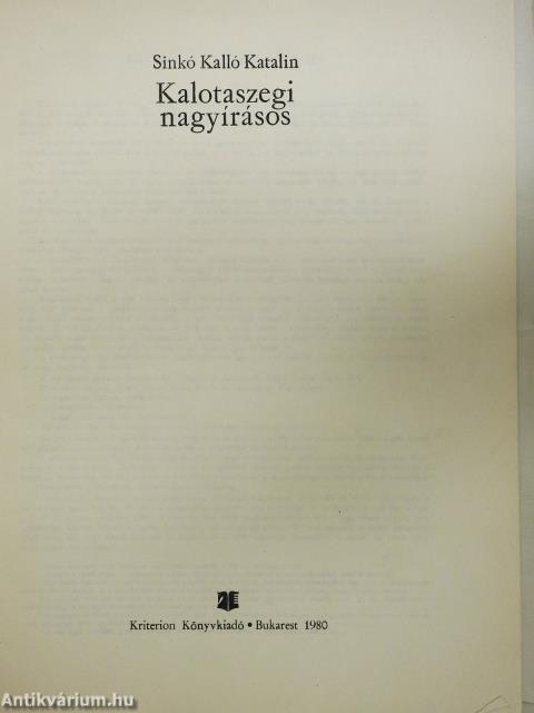 Kalotaszegi nagyírásos