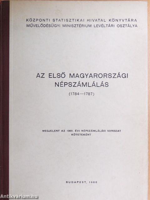 Az első magyarországi népszámlálás