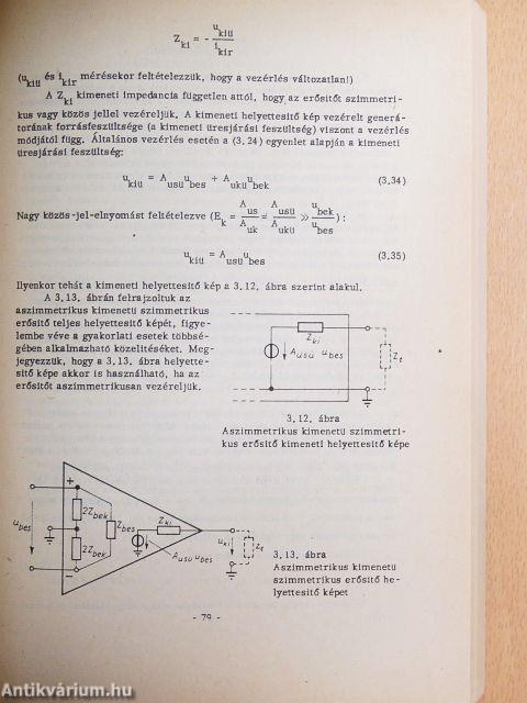 Elektronikus áramkörök I.