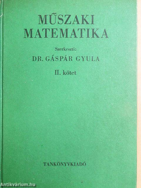 Műszaki matematika II.