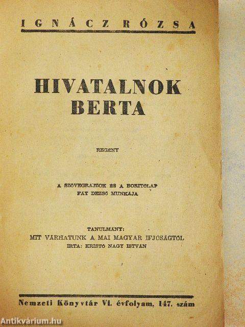 Hivatalnok Berta