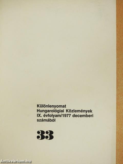 A Szerb-Magyar irodalmi kapcsolatok jellegéhez a felvilágosodás korában (dedikált példány)