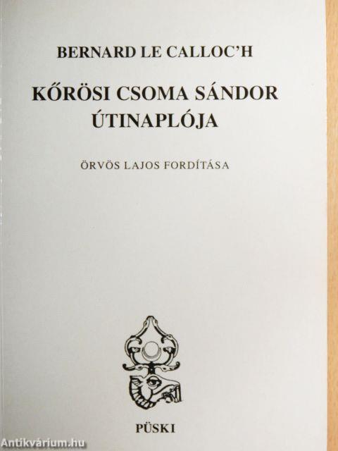 Kőrösi Csoma Sándor útinaplója