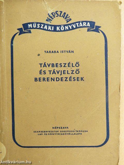 Távbeszélő és távjelző berendezések
