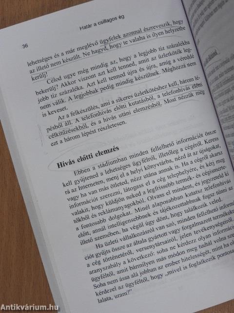 Határ a csillagos ég