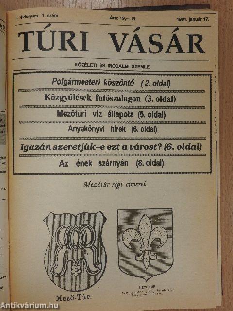 Túri vásár 1990. június-december/1991. január-december
