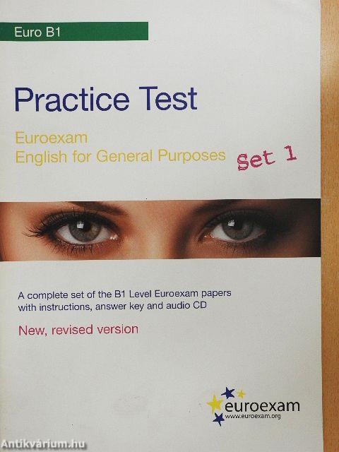 Practice Test - Euro B1 - Set 1