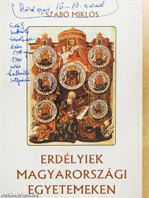 Erdélyiek magyarországi egyetemeken