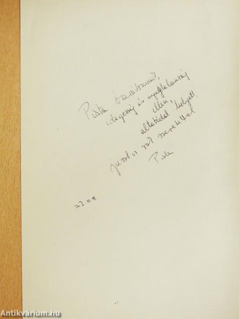 A magyar irodalmi népiesség az 1850-es években és a délszláv népköltészet (dedikált példány)