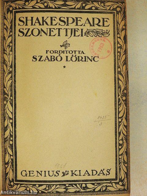 Shakespeare szonettjei
